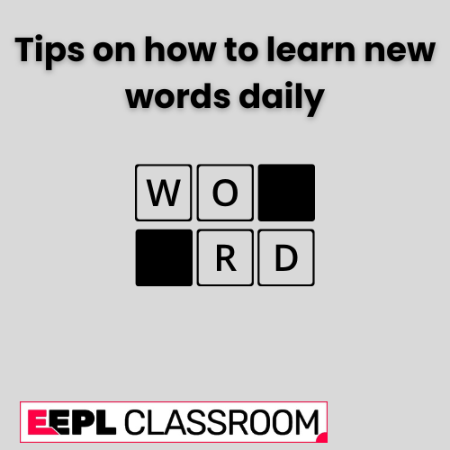 Tips on how to learn new words daily