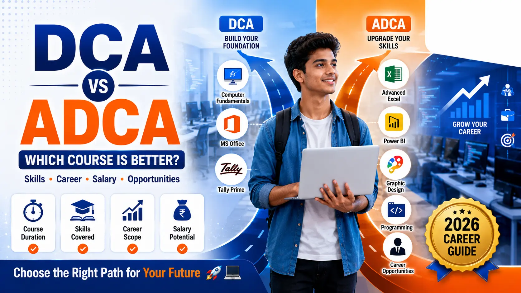 DCA vs ADCA: Which Computer Course is Better for Your Career?