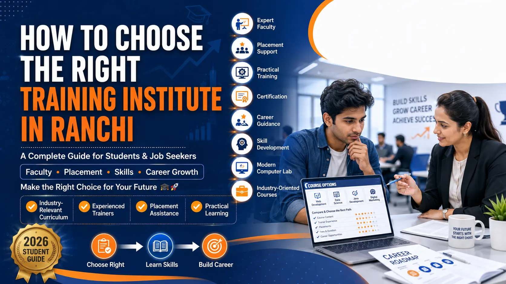 How to Choose the Right Training Institute in Ranchi | A Complete Guide for Students and Job Seekers
