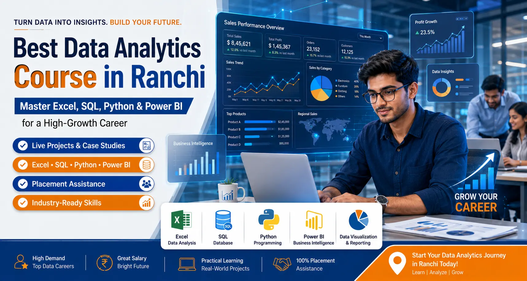 Best Data Analytics Course in Ranchi | Build a Career in Data with EEPL Classroom