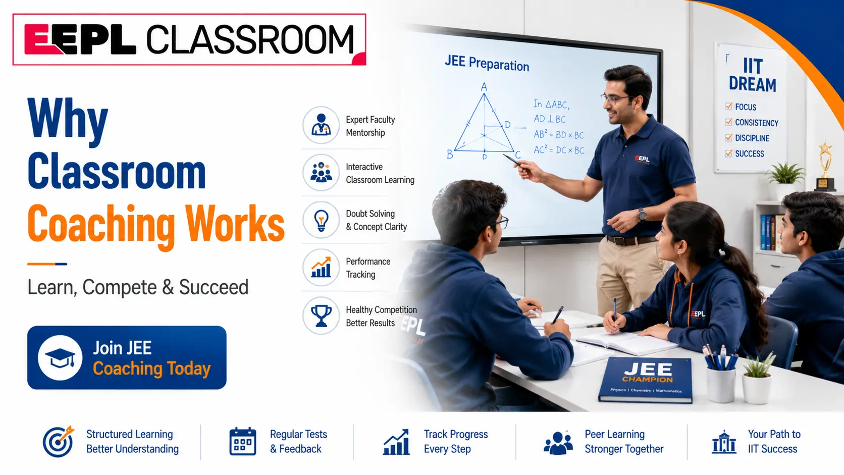 Benefits of Joining Classroom-Based JEE Coaching in Ranchi | Why It Still Makes the Biggest Difference