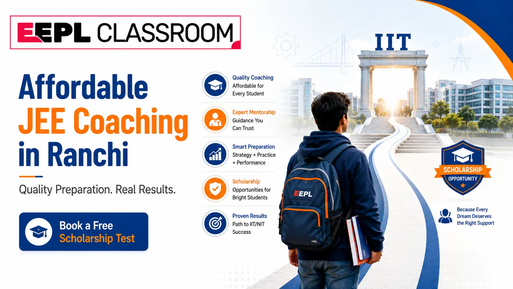 Affordable JEE Coaching Near Me in Ranchi | Quality Preparation That Does Not Break the Family Budget