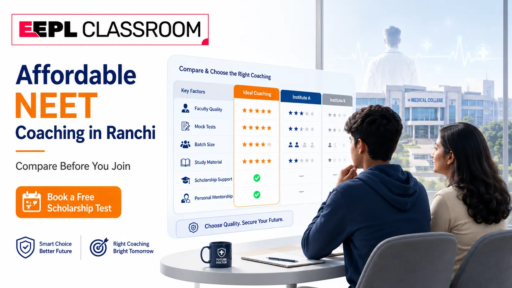 NEET Coaching in Ranchi | Medical Entrance Preparation at EEPL Classroom