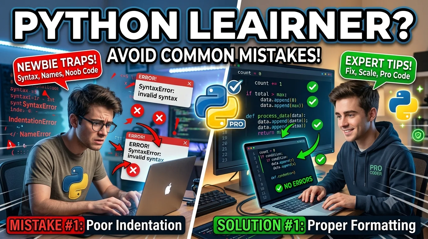 Common Mistakes New Python Learners Make (And How to Avoid Them)