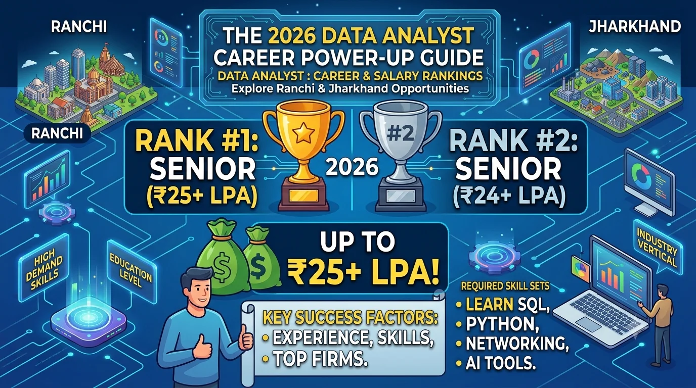 Average Data Analyst Salary in Ranchi and Jharkhand (2026 Guide)