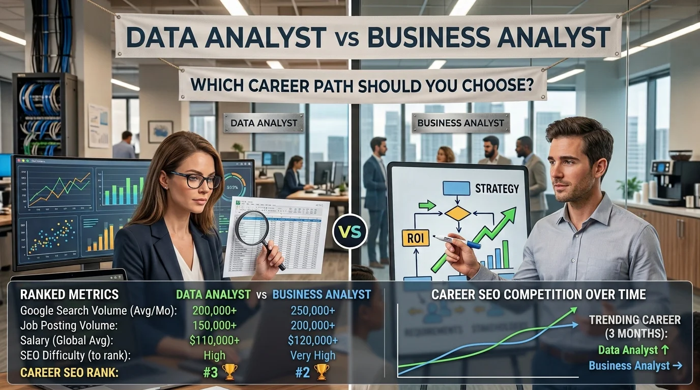 Data Analyst vs Business Analyst: Which Career Path Should You Choose?