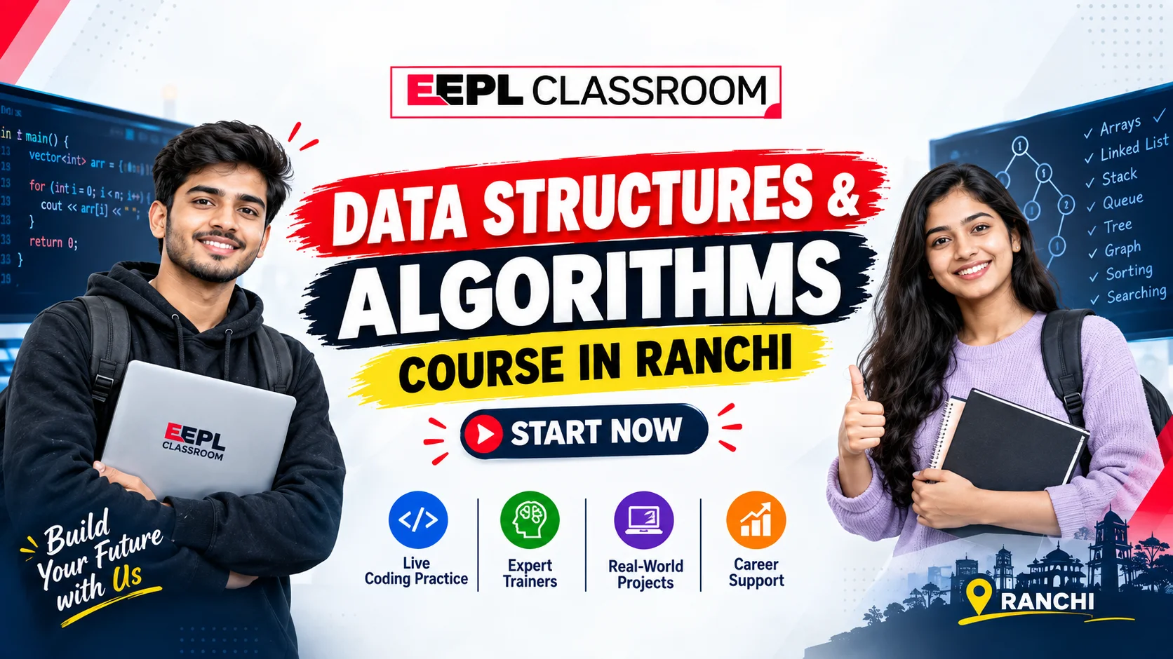 Data Structures & Algorithms Course in Ranchi | Start Now