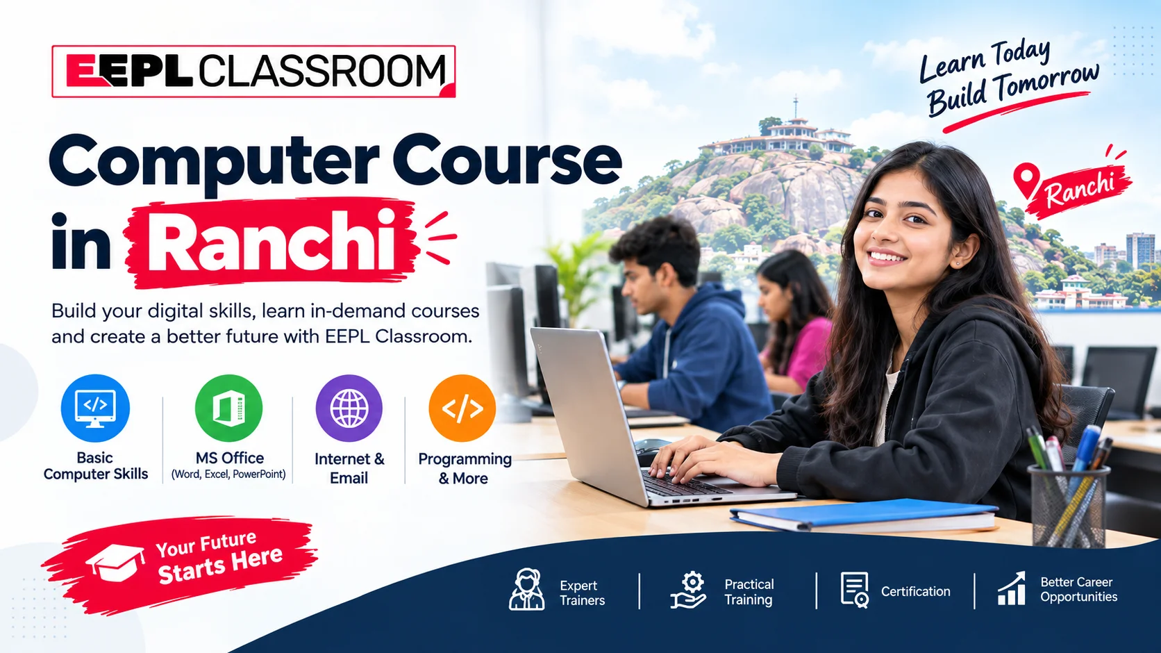 Computer Course in Ranchi | Learn Job-Ready Computer Skills at EEPL Classroom