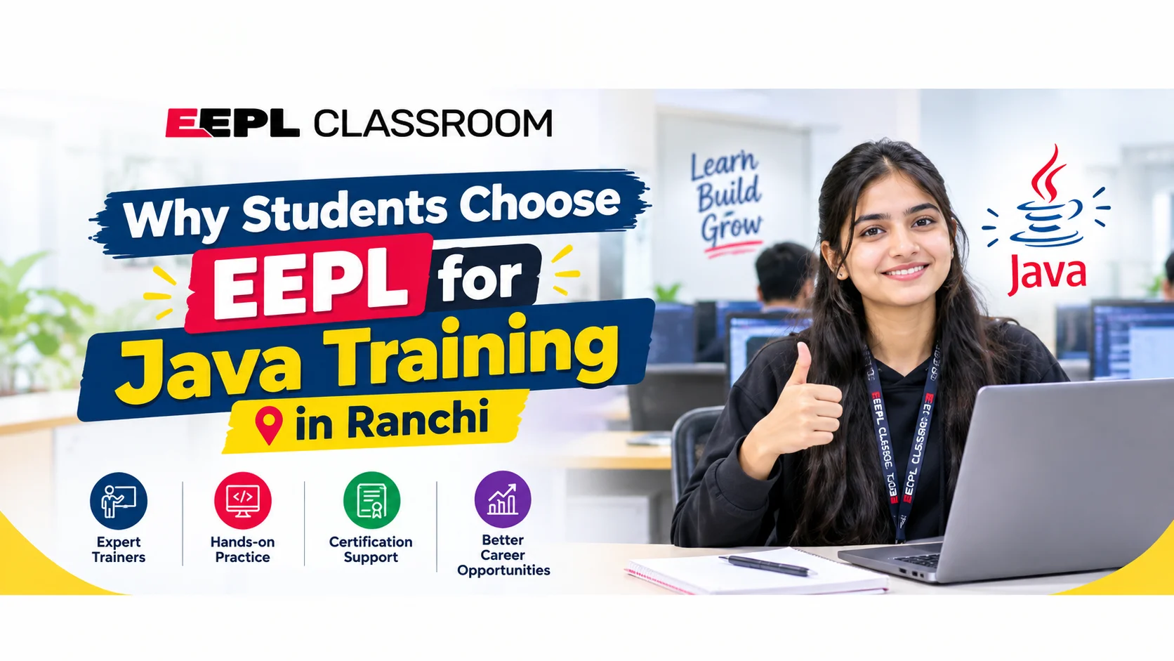 Why Students Choose EEPL for Java Training in Ranchi