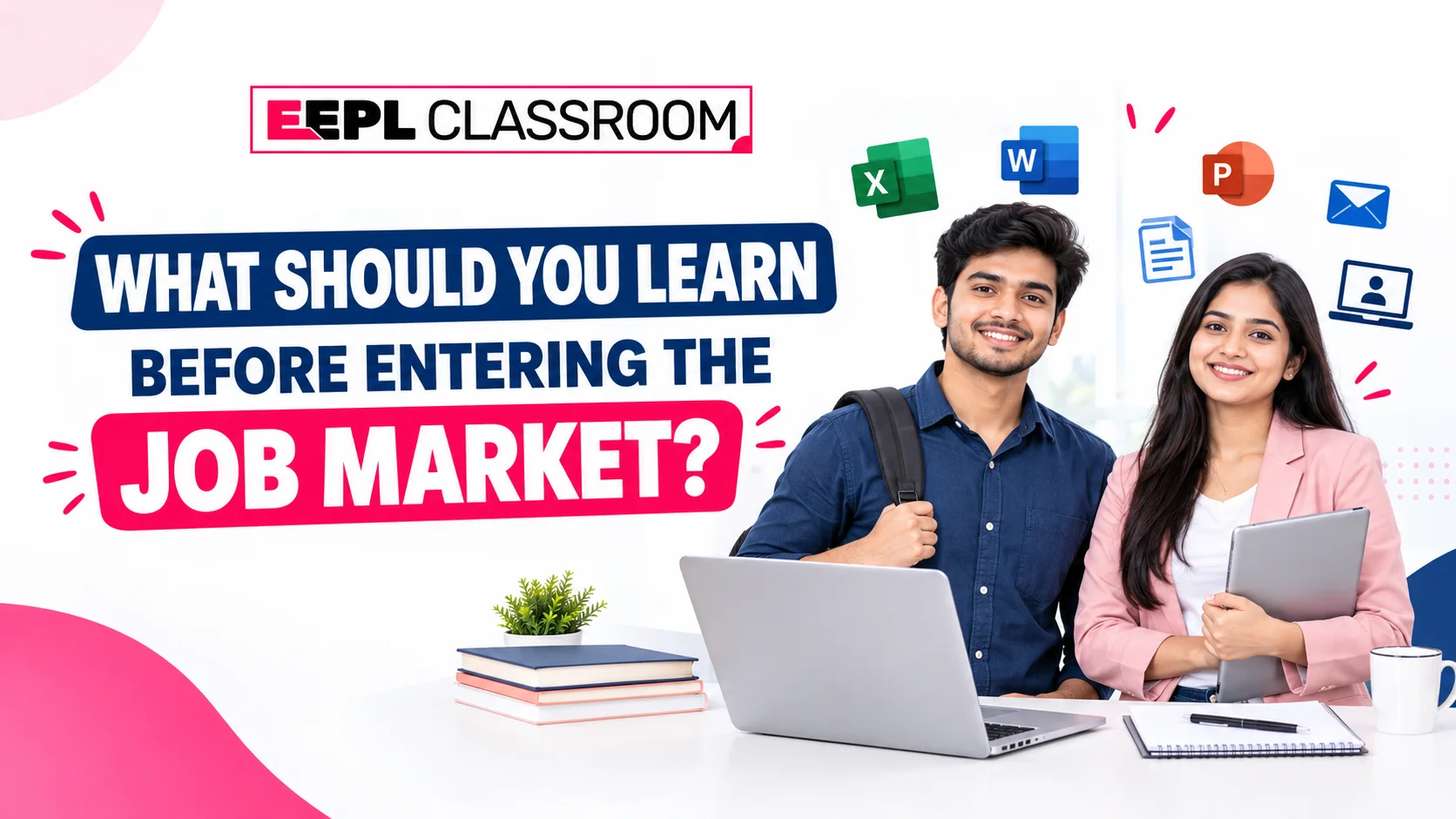 What should you learn before entering the job market regarding computer?