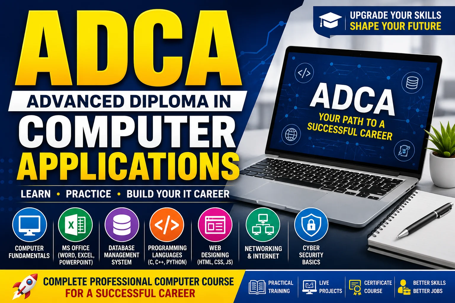 ADCA (Advanced Diploma in Computer Application)
