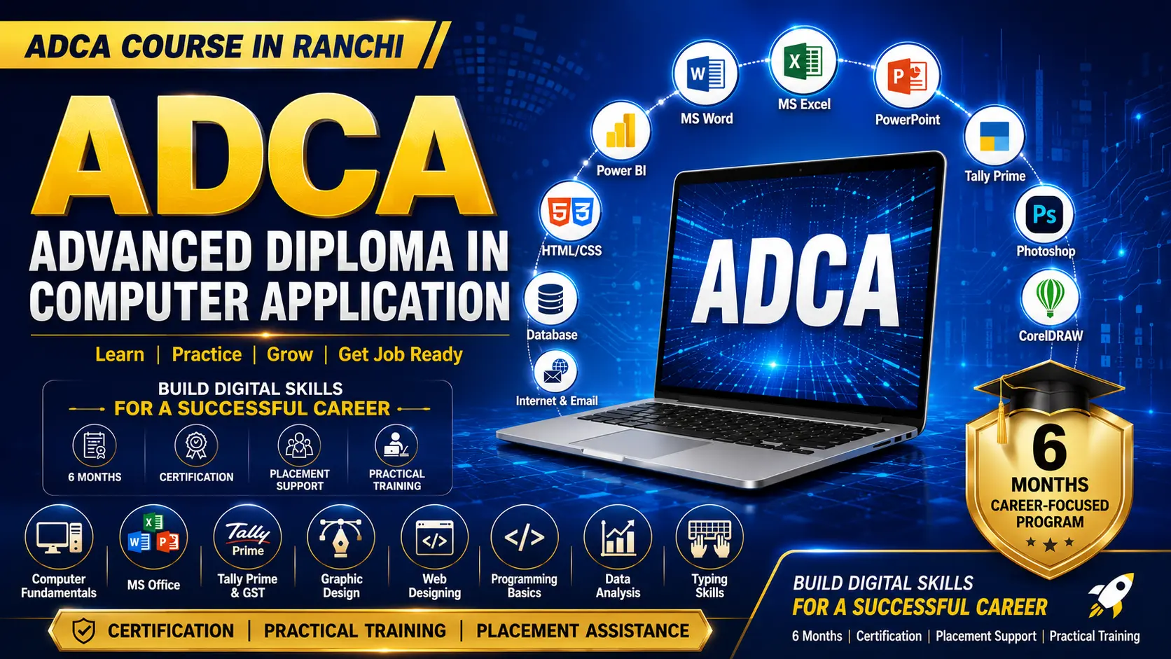 ADCA Course in Ranchi | Your Complete Guide to the Advanced Diploma in Computer Application
