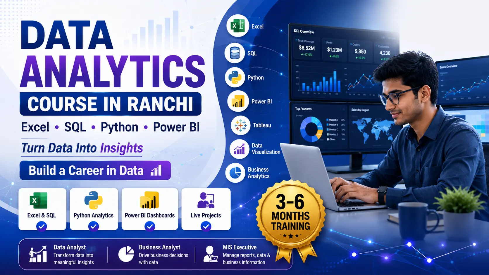 Data Analytics Course in Ranchi | Build a Career in the World's Fastest-Growing Field