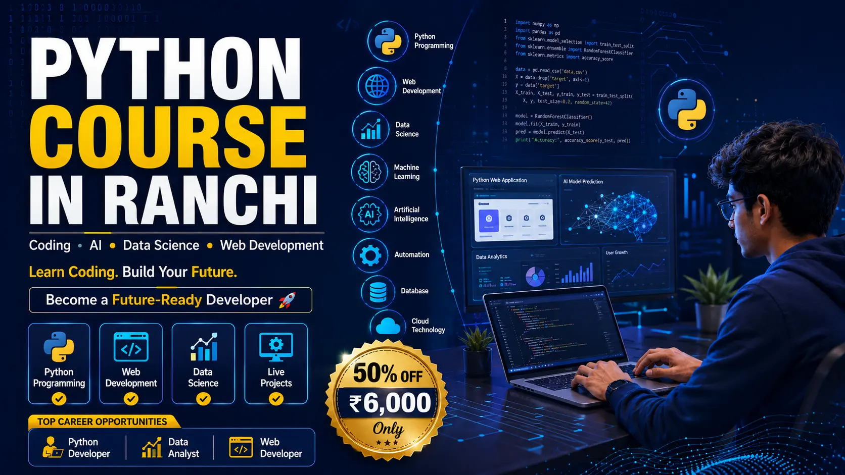 Python Course in Ranchi | Learn Python Programming at EEPL Classroom