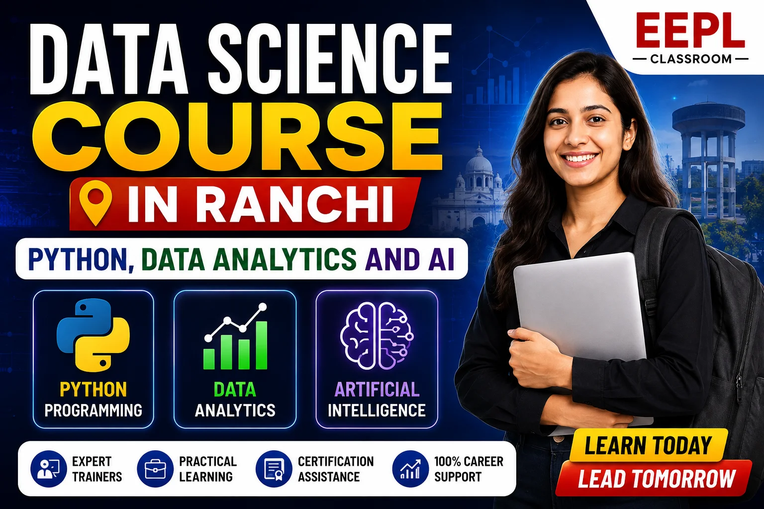Data Science Course in Ranchi | Python, Data Analytics and AI | EEPL Classroom