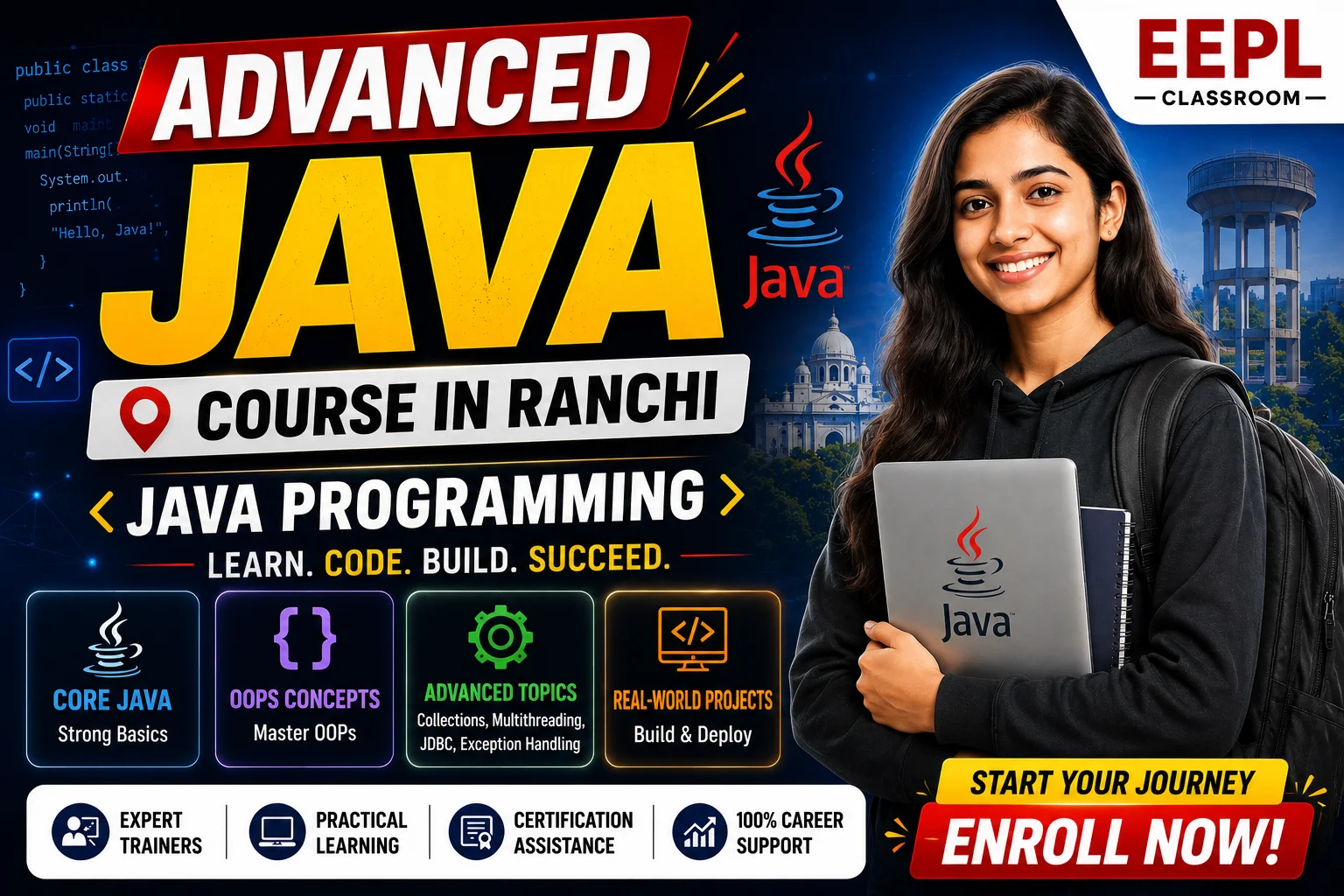 Advanced Java Course in Ranchi | Java Programming | EEPL Classroom