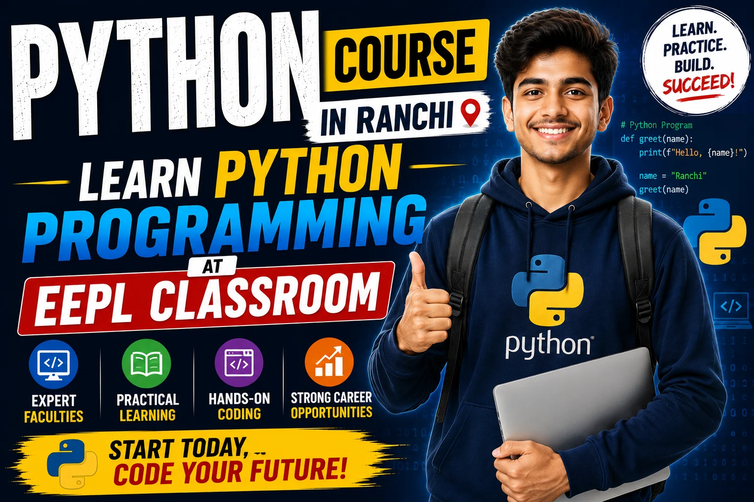 Python Course in Ranchi | Learn Python Programming at EEPL Classroom